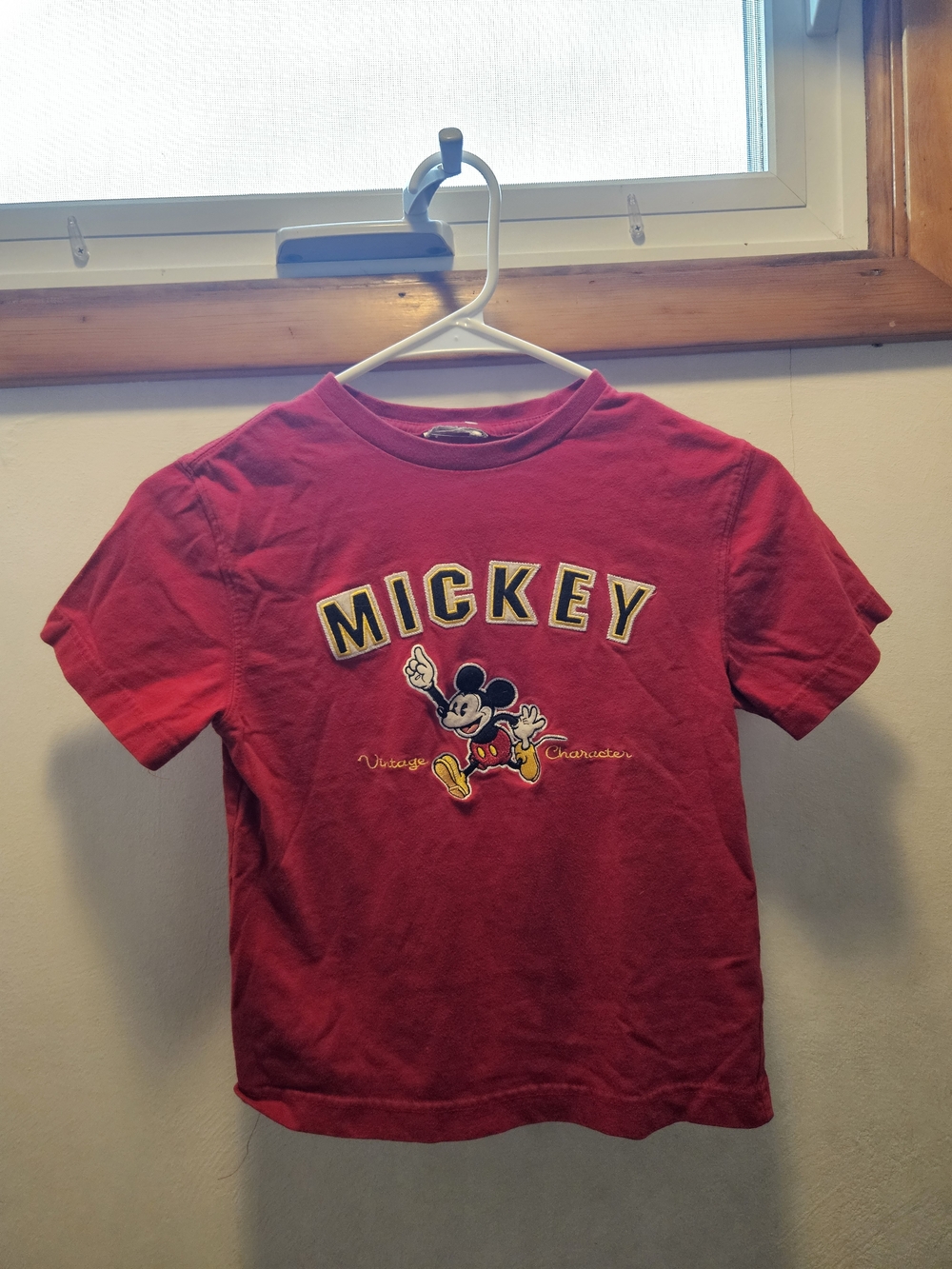 Disney Red Mickey Vintage Graphic Crop Top